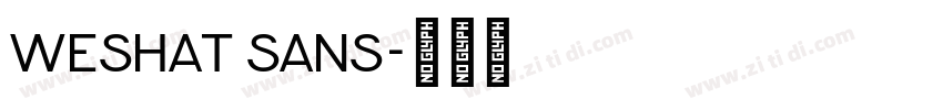 weshat sans字体转换 weshat sans字体转换